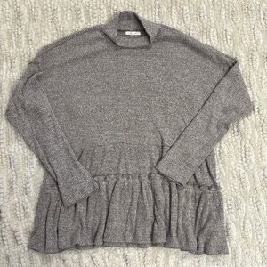 Maurice’s Mock Neck Peplum Sweater